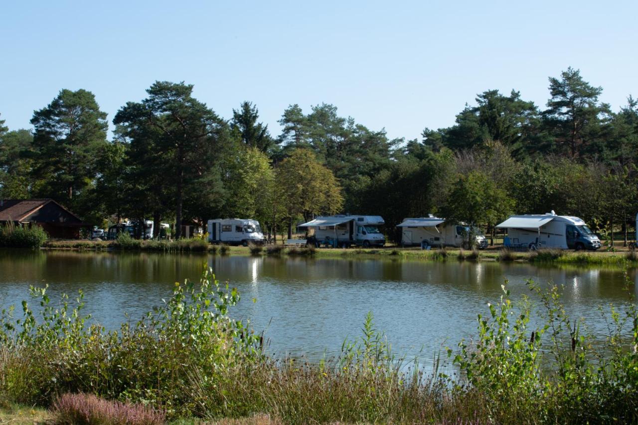 Naturcamping Lueneburger Heide - Chalets & Tiny Haeuser ゾルタウ エクステリア 写真