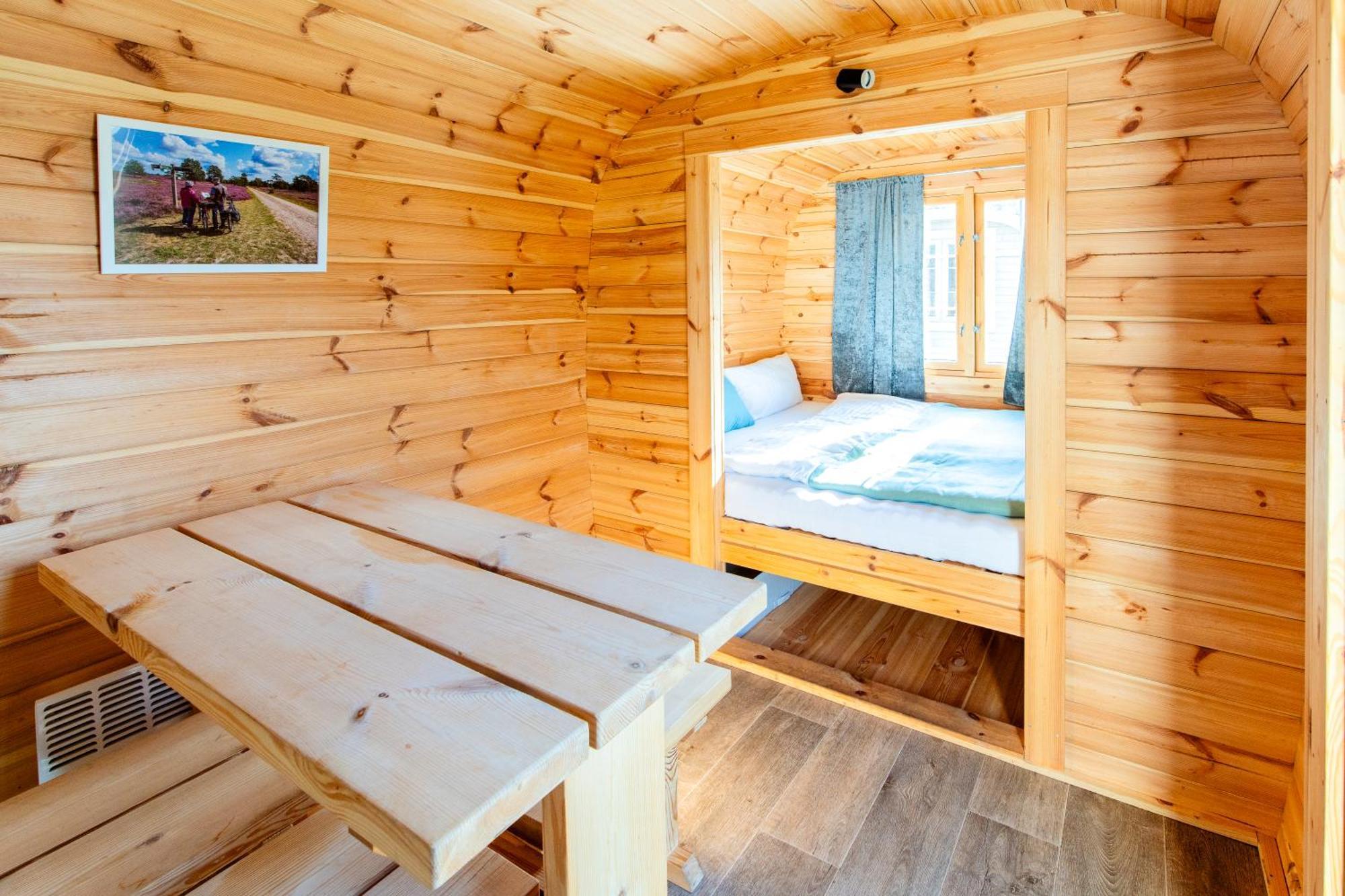 Naturcamping Lueneburger Heide - Chalets & Tiny Haeuser ゾルタウ エクステリア 写真
