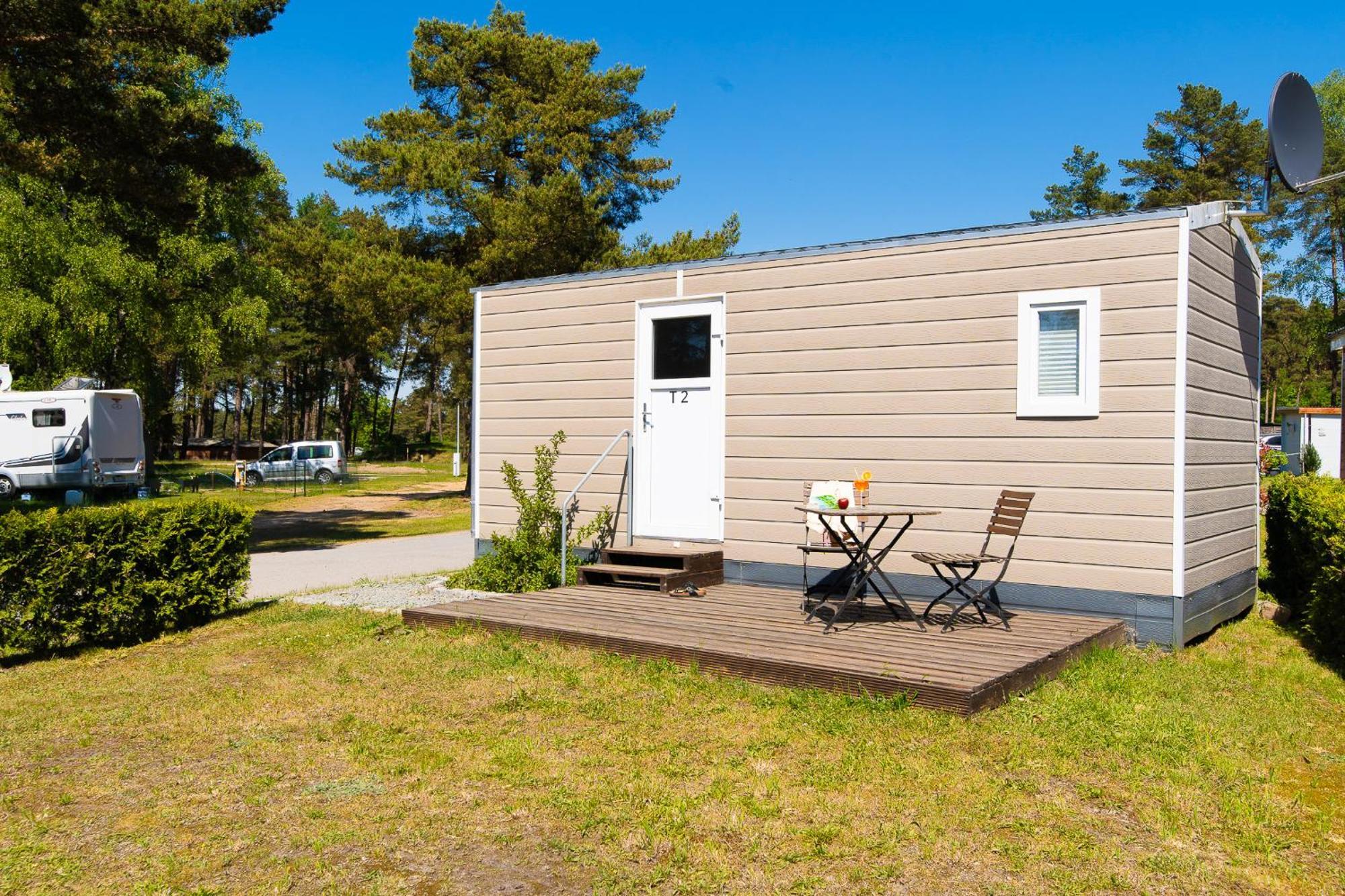 Naturcamping Lueneburger Heide - Chalets & Tiny Haeuser ゾルタウ エクステリア 写真
